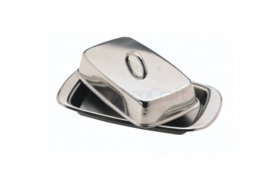 Kitchen Craft Stainless Steel Butter Dish